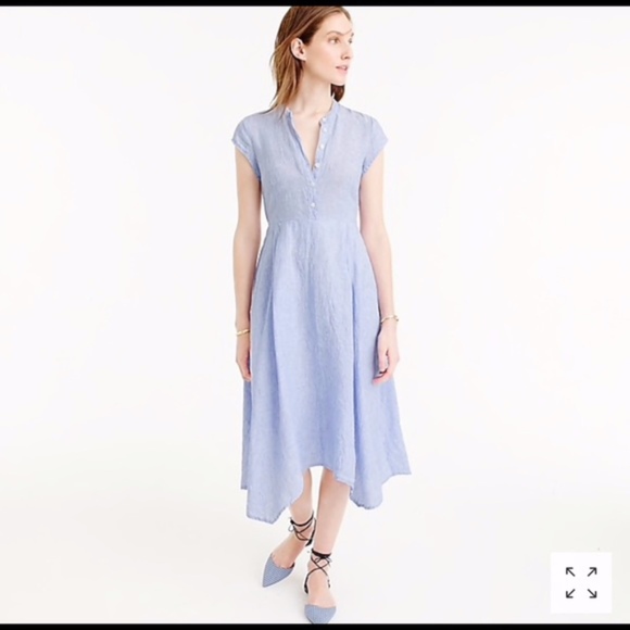 floaty linen dress